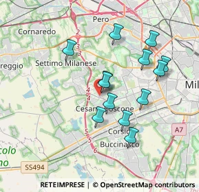Mappa Via Castrovillari, 20152 Milano MI, Italia (3.25385)