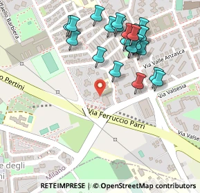 Mappa Via Castrovillari, 20152 Milano MI, Italia (0.26923)