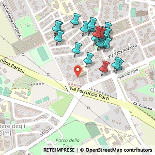 Mappa Via Castrovillari, 20152 Milano MI, Italia (0.26923)