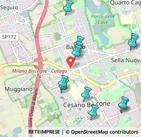 Mappa Via Castrovillari, 20152 Milano MI, Italia (1.13333)