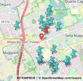 Mappa Via Castrovillari, 20152 Milano MI, Italia (1.0905)