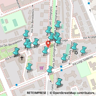 Mappa Viale San Gimignano, 20146 Milano MI, Italia (0.12174)
