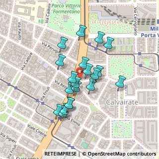 Mappa Via Maestri Campionesi, 20137 Milano MI, Italia (0.183)