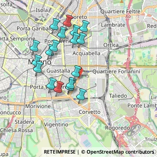 Mappa Via Maestri Campionesi, 20137 Milano MI, Italia (1.89722)
