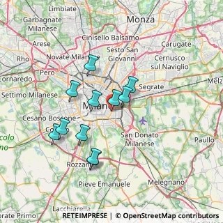 Mappa Via Maestri Campionesi, 20137 Milano MI, Italia (6.13364)