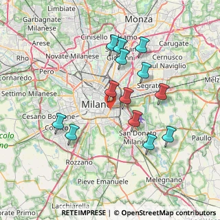 Mappa Via Maestri Campionesi, 20137 Milano MI, Italia (6.99615)