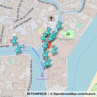 Mappa Fondamenta Marco Giustinian, 30141 Venezia VE, Italia (0.075)