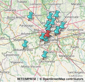Mappa 20152 Milano MI, Italia (10.06867)