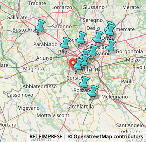 Mappa 20152 Milano MI, Italia (11.69077)