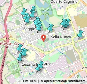 Mappa 20152 Milano MI, Italia (1.0925)