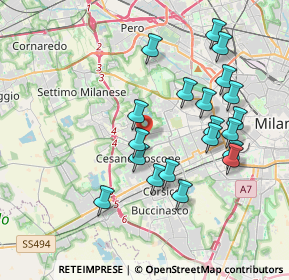 Mappa 20152 Milano MI, Italia (3.755)