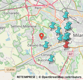 Mappa 20152 Milano MI, Italia (4.07083)