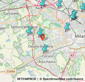 Mappa 20152 Milano MI, Italia (6.54235)