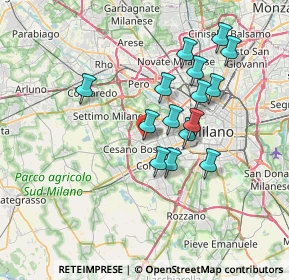 Mappa Via Valsesia, 20152 Milano MI, Italia (6.27733)