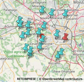 Mappa 20152 Milano MI, Italia (7.3105)