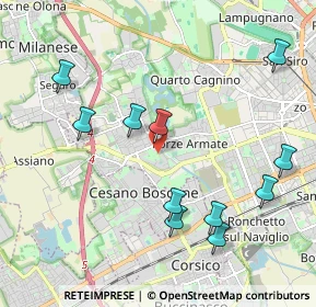 Mappa Via Valsesia, 20152 Milano MI, Italia (2.20909)