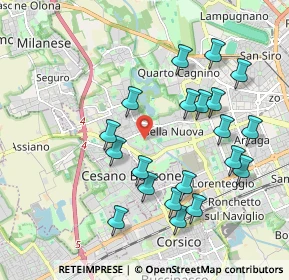 Mappa 20152 Milano MI, Italia (1.998)