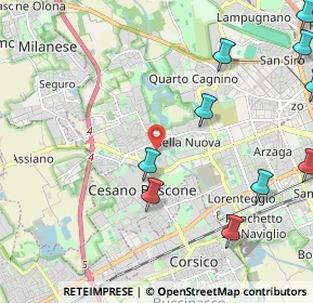 Mappa 20152 Milano MI, Italia (2.94273)