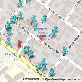 Mappa Piazza Donatori di Sangue, 37124 Verona VR, Italia (0.09276)