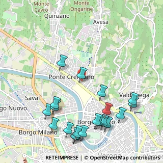 Mappa Piazza Donatori di Sangue, 37124 Verona VR, Italia (1.2925)
