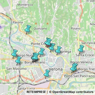 Mappa Piazza Donatori di Sangue, 37124 Verona VR, Italia (1.96625)