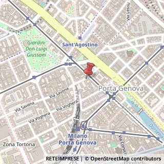Mappa Via Savona, 1, 20144 Milano, Milano (Lombardia)