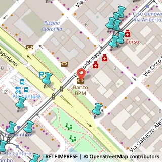 Mappa Piazzale Antonio Cantore, 20123 Milano MI, Italia (0.127)