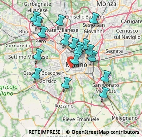 Mappa Piazzale Antonio Cantore, 20123 Milano MI, Italia (6.48)