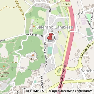 Mappa Via Adriano Olivetti, 2, 10010 Salerano Canavese, Torino (Piemonte)