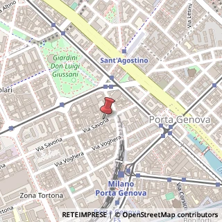Mappa Via Savona, 10, 20144 Milano, Milano (Lombardia)