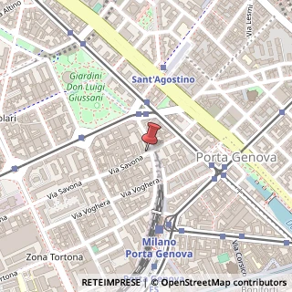 Mappa Via Savona, 4, 20144 Milano, Milano (Lombardia)