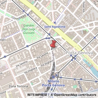 Mappa Via Pietro Orseolo,  7, 20144 Milano, Milano (Lombardia)