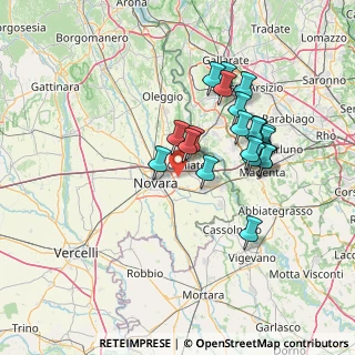 Mappa Via Ludovico Sforza, 28100 Pernate NO, Italia (12.763)