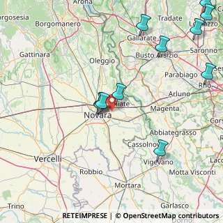 Mappa Via Ludovico Sforza, 28100 Pernate NO, Italia (20.46455)
