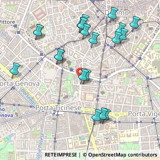 Mappa Via Santa Croce, 20123 Milano MI, Italia (0.608)