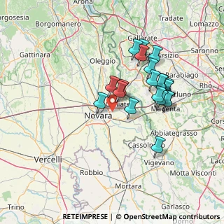 Mappa Via Parco Della Mora, 28100 Novara NO, Italia (12.812)