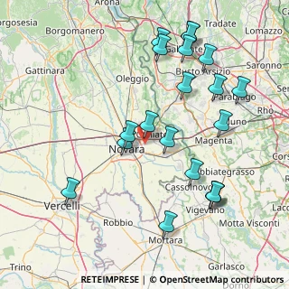 Mappa Via Parco Della Mora, 28100 Novara NO, Italia (17.5475)