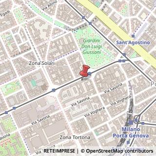 Mappa Via Andrea Solari, 19, 20144 Milano, Milano (Lombardia)