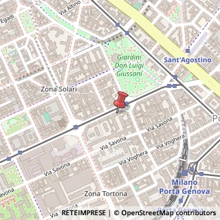 Mappa Via Andrea Solari, 19, 20123 Milano, Milano (Lombardia)