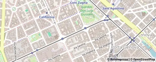Mappa Milán