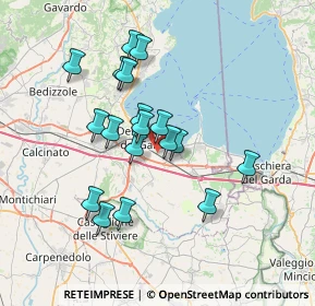 Mappa Via Daniele Comboni, 25010 Desenzano del Garda BS, Italia (6.16556)