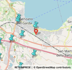 Mappa Via Daniele Comboni, 25010 Desenzano del Garda BS, Italia (3.18333)