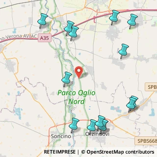 Mappa Via Pallavicina, 25030 Roccafranca BS, Italia (5.865)