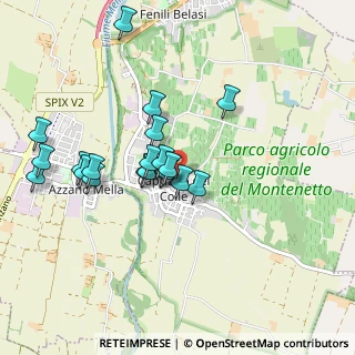 Mappa Via Santa Maria Crocifissa di Rosa, 25020 Capriano del Colle BS, Italia (0.83)