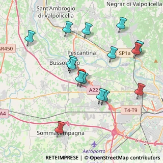 Mappa 37012 Verona VR, Italia (4.13133)