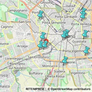 Mappa Via Bergognone Ambrogio, 20144 Milano MI, Italia (2.36182)