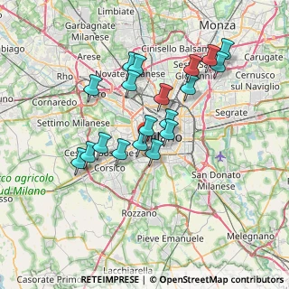 Mappa Via Bergognone Ambrogio, 20144 Milano MI, Italia (6.37211)