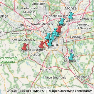 Mappa Via Bergognone Ambrogio, 20144 Milano MI, Italia (5.60364)