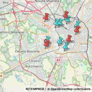 Mappa Via Sally Mayer, 20146 Milano MI, Italia (3.87417)