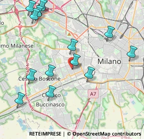 Mappa Via Luigi Soderini, 20147 Milano MI, Italia (4.87571)